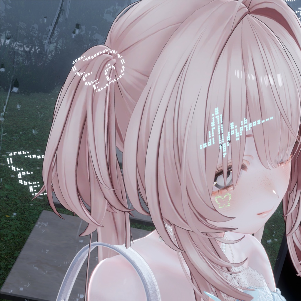 ASCII art accessory / アスキーアートヘアピン