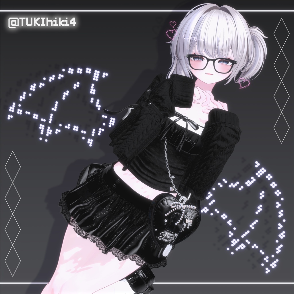 ASCII art accessory / アスキーアートヘアピン