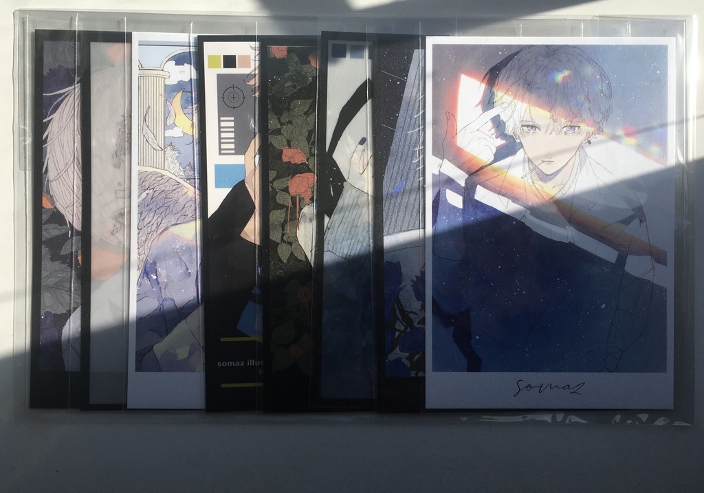 色んな紙質のポストカードセット