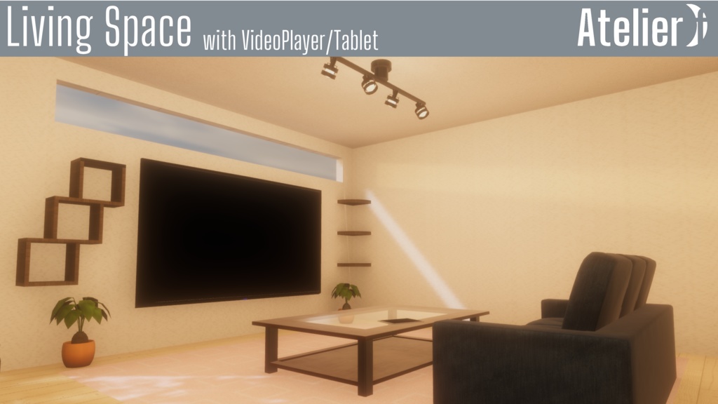 【VRC向けワールド】MicroRoom FVR-01M 春テーマの小さな一室