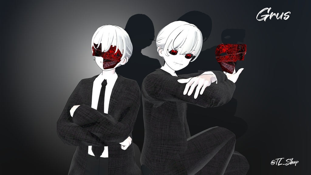 [100 Follow!!! / 無料 / FREE]  Halloween Mask~~~ 缩略图 5