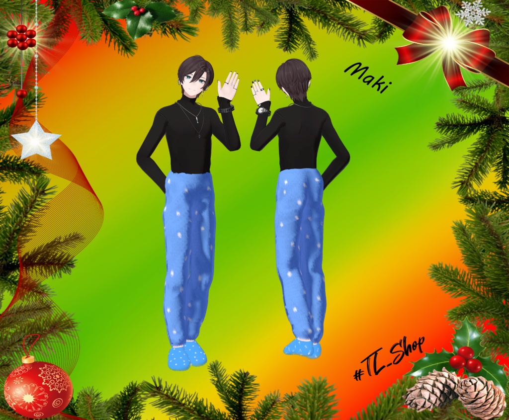 [Merry Christmas! / FREE] 20 Character 수면 바지 & 양말 / 睡眠ズボン & 靴下 缩略图 13