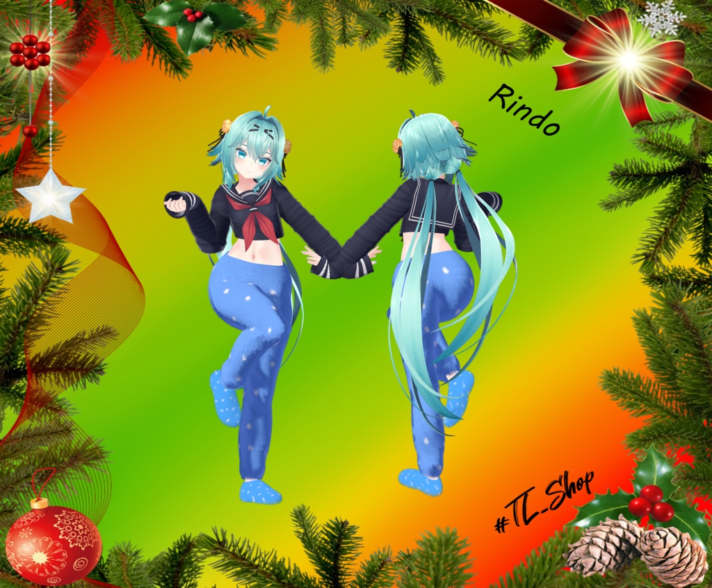 [Merry Christmas! / FREE] 20 Character 수면 바지 & 양말 / 睡眠ズボン & 靴下 缩略图 18