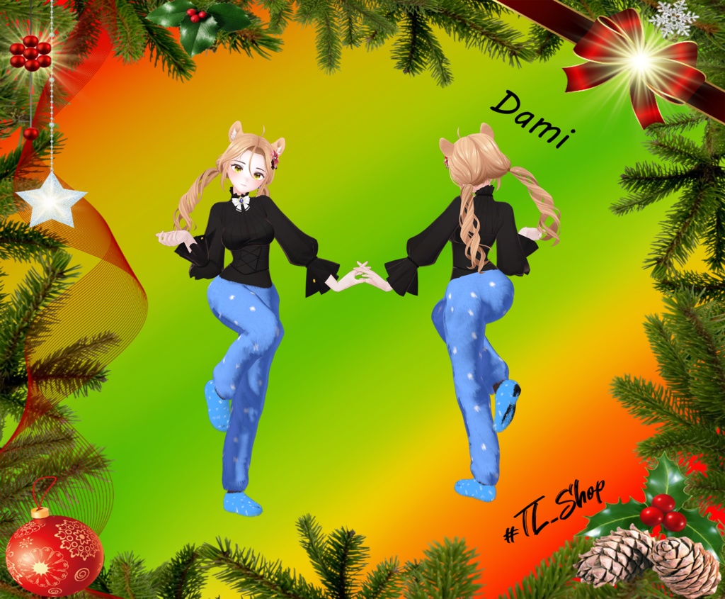 [Merry Christmas! / FREE] 20 Character 수면 바지 & 양말 / 睡眠ズボン & 靴下 缩略图 4