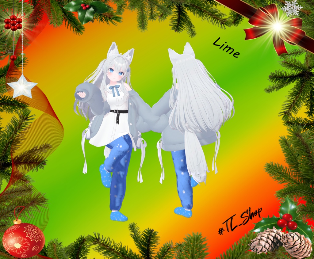 [Merry Christmas! / FREE] 20 Character 수면 바지 & 양말 / 睡眠ズボン & 靴下 缩略图 10