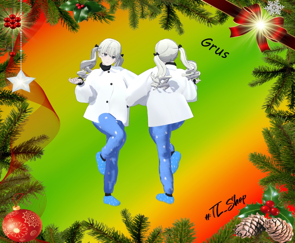 [Merry Christmas! / FREE] 20 Character 수면 바지 & 양말 / 睡眠ズボン & 靴下 缩略图 5