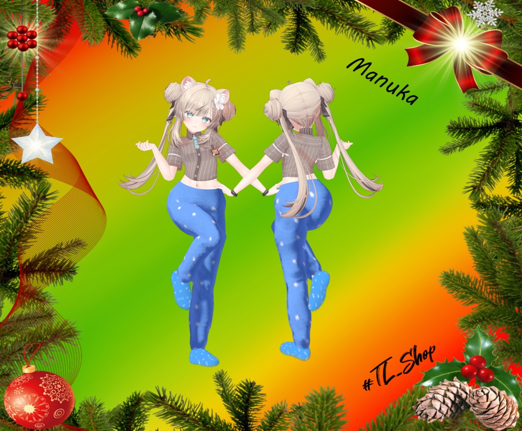 [Merry Christmas! / FREE] 20 Character 수면 바지 & 양말 / 睡眠ズボン & 靴下 缩略图 14