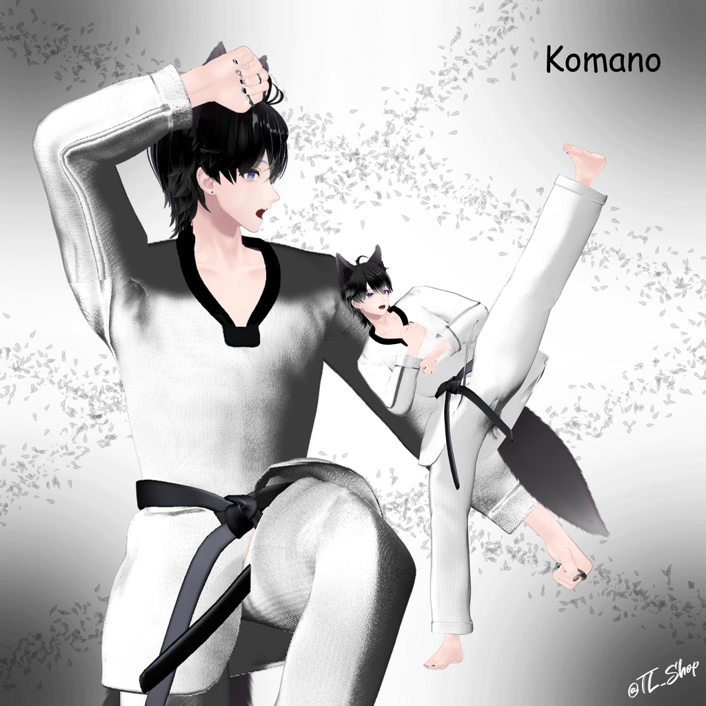 Taekwondo Uniform / テコンドー 道服  / 태권도 도복 [For Demian, Minase, Komano, Mamehinata] 缩略图 8
