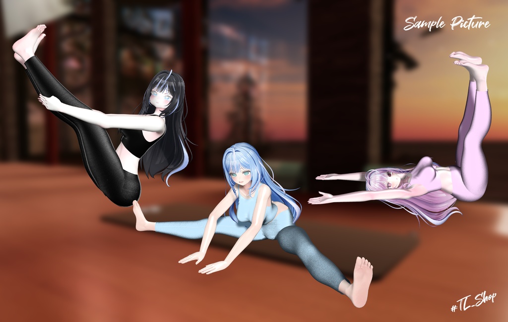 【無料】 Yoga Leggings For Female Avatars