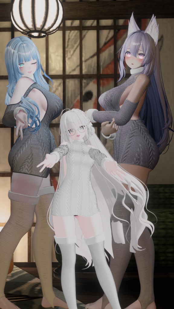 『Winter Sweater In House』 [For 22 Female Avatar] 缩略图 27