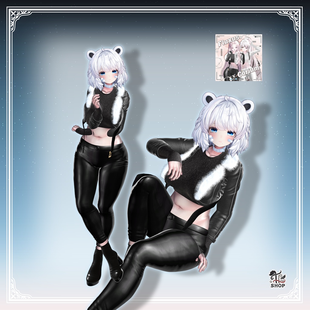 『Fluxus Corium』 For 28 Female / Male Avatars