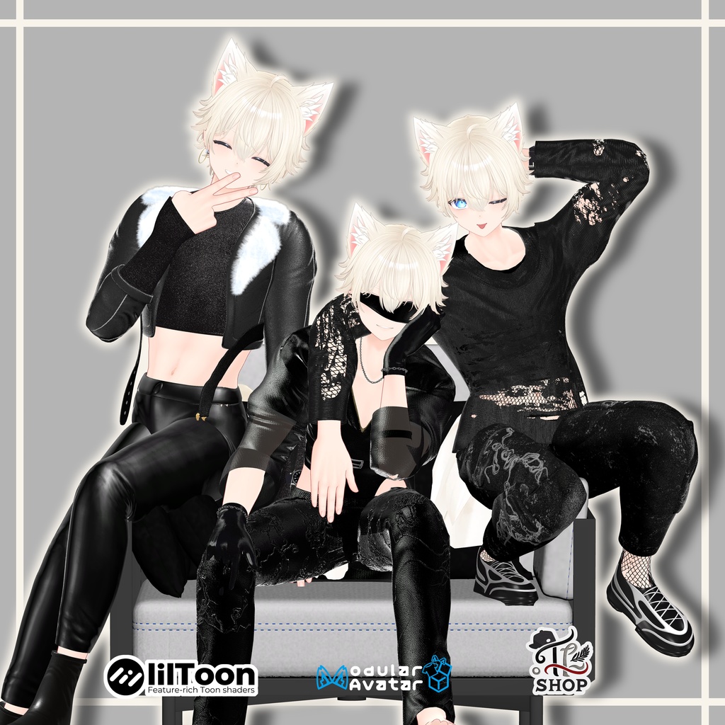 [Sale 中] 『彼方-Kanata』 3 Cloth Set
