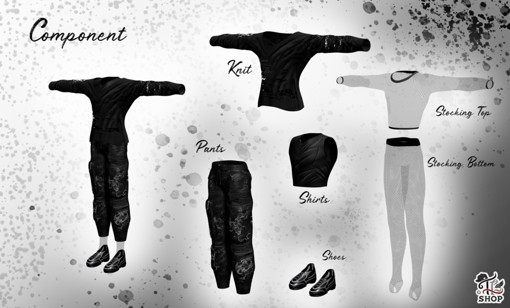 『彼方-Kanata』 3 Cloth Set