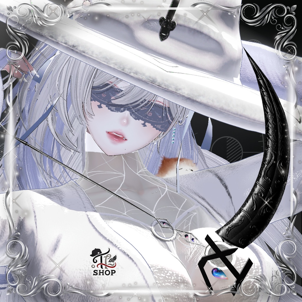[Free] 『Silens Maga 専用』 Sickle & Eye Patch / For 10 Avatars