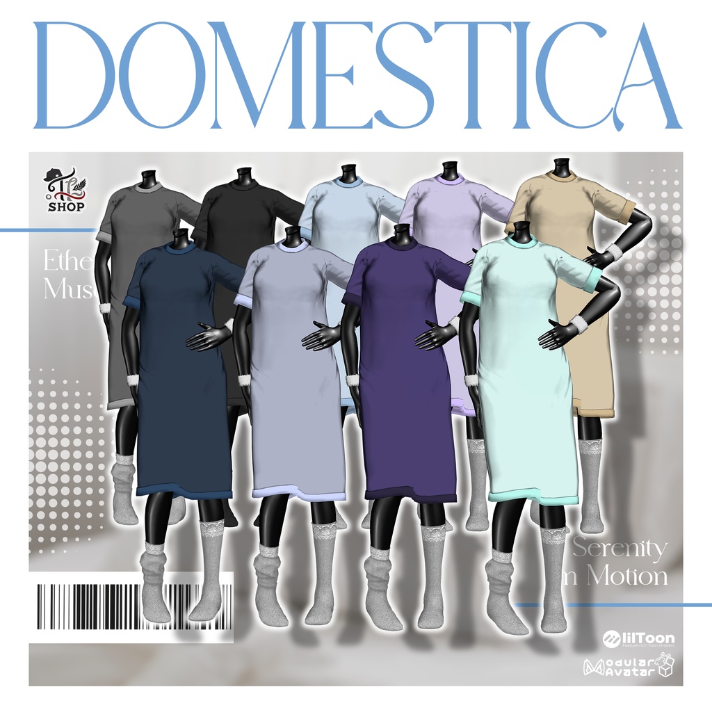 『Domestica』 For 9 Female Avatars
