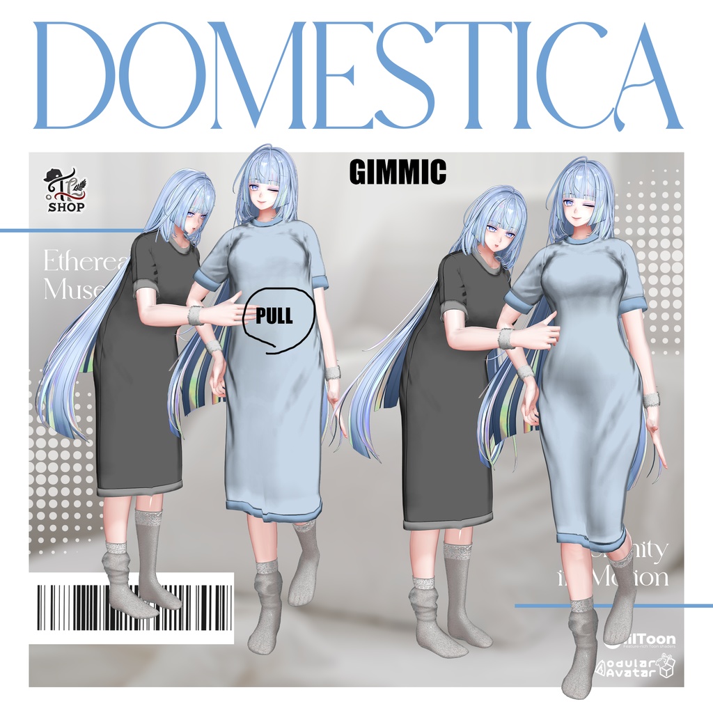 『Domestica』 For 9 Female Avatars