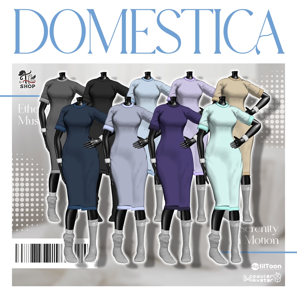 『Domestica』 For 9 Female Avatars