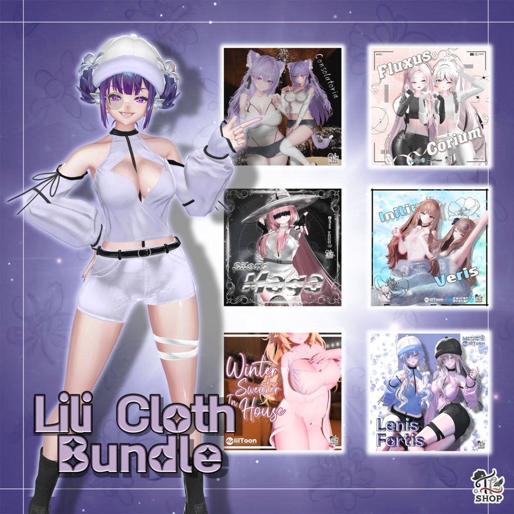 [Sale 中] Lili Cloth Bundle (6 Cloth)