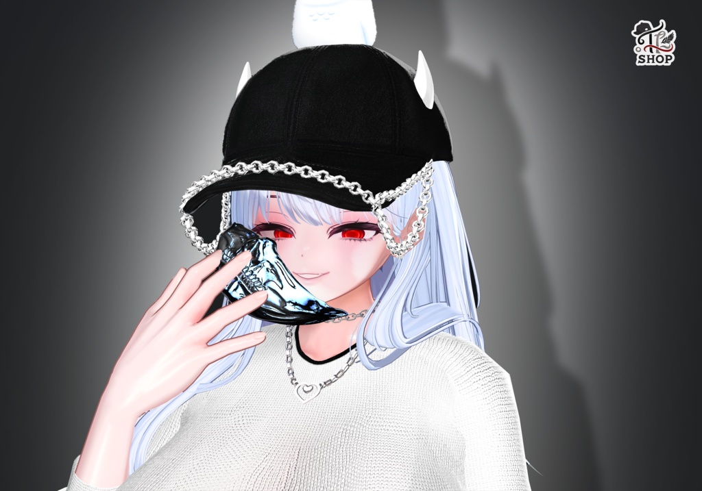 『No. 26-0-1 / 4000 Followers』 Half Skull Mask