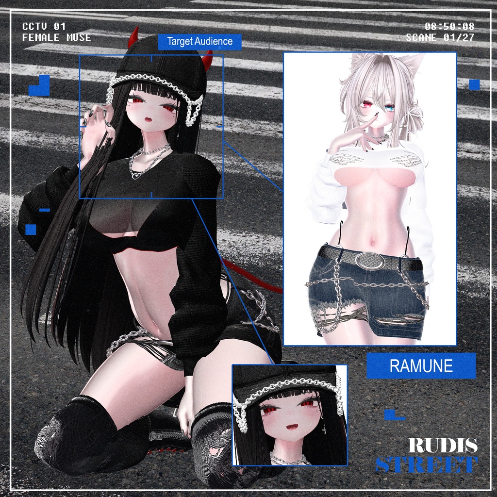 『RUDIS STREET』 For 17人 Avatars