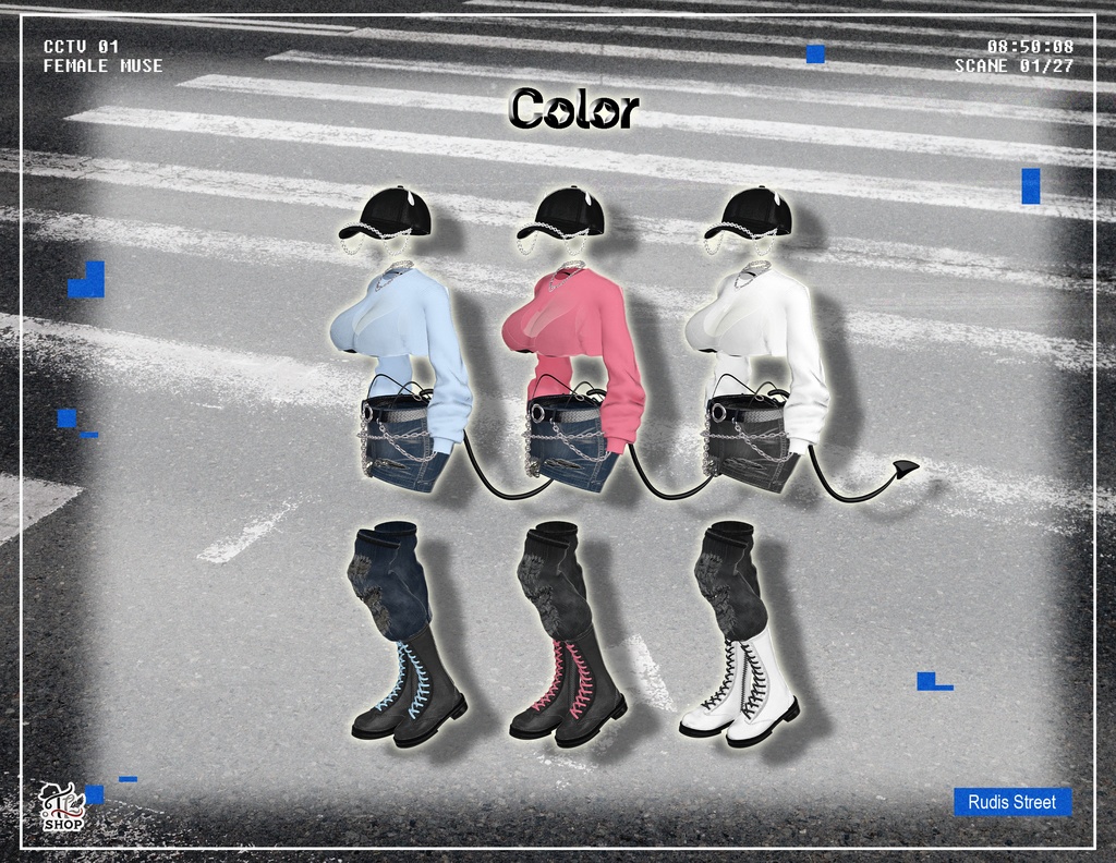 『RUDIS STREET』 For 17人 Avatars