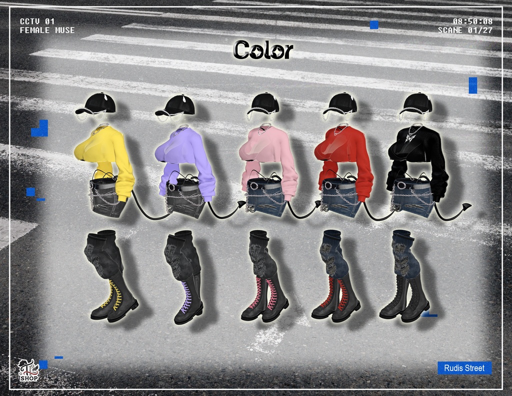 『RUDIS STREET』 For 17人 Avatars