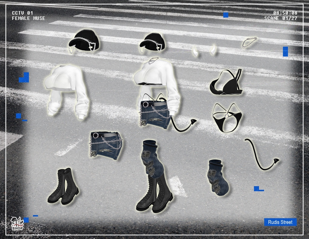 『RUDIS STREET』 For 17人 Avatars