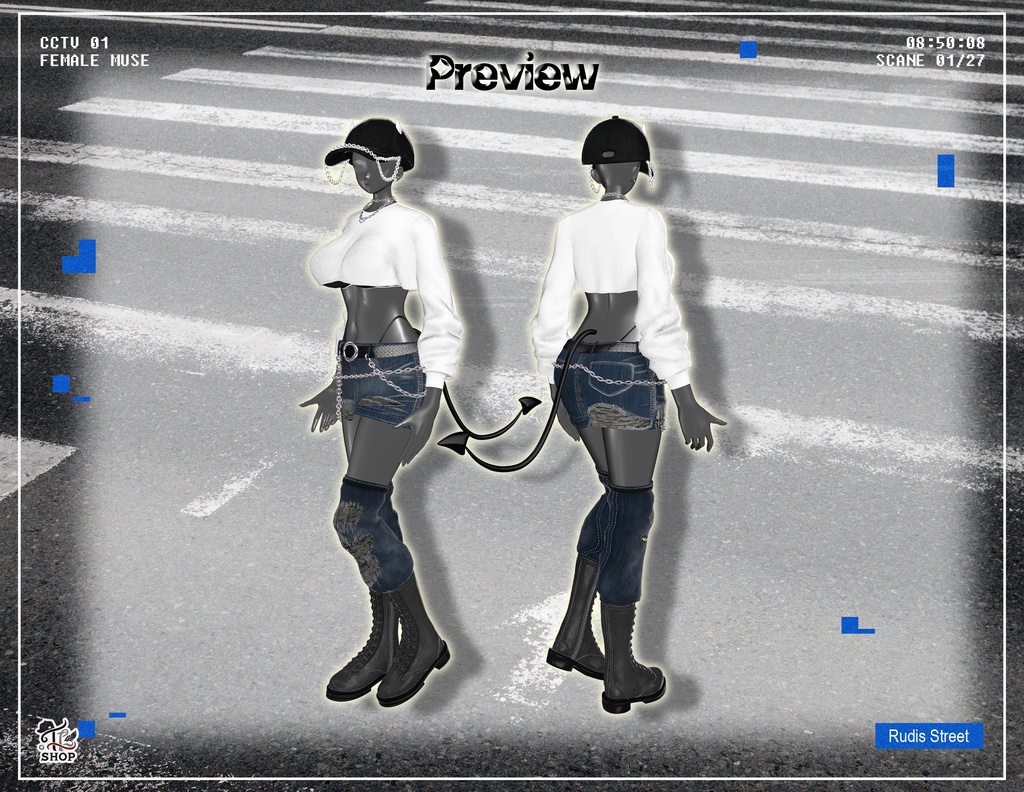 『RUDIS STREET』 For 17人 Avatars