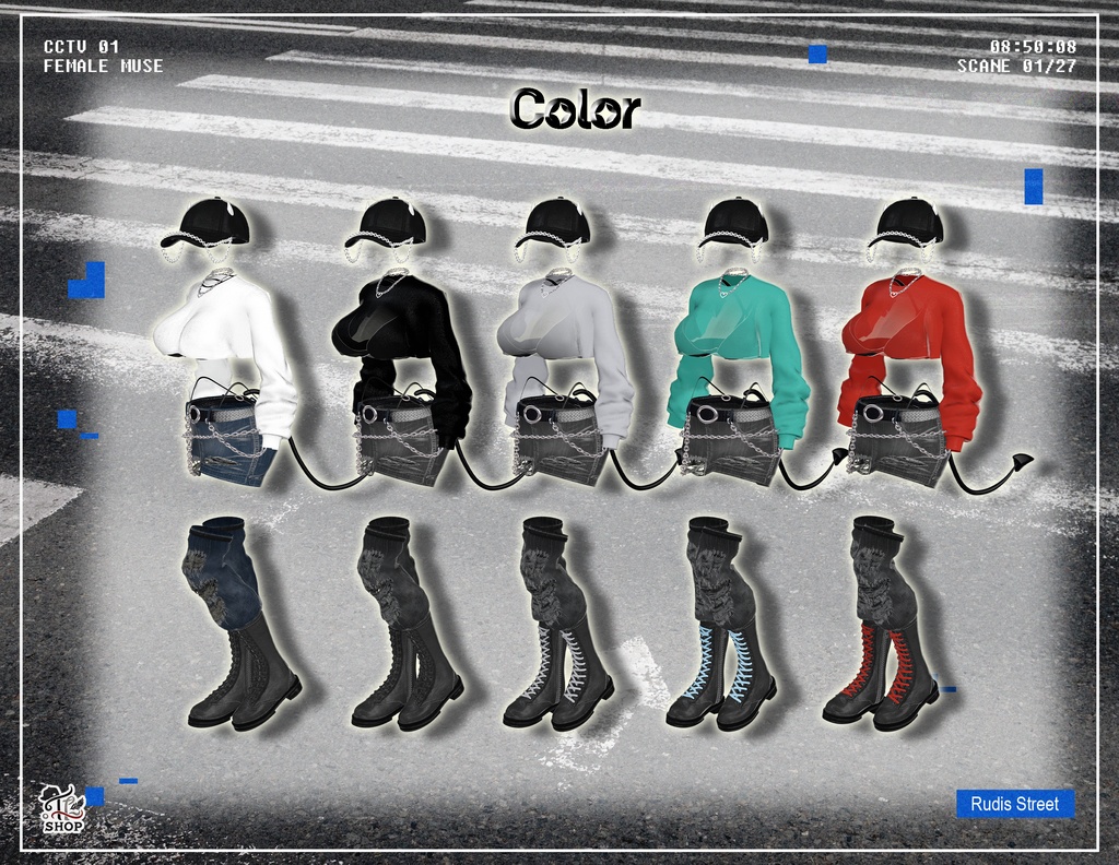 『RUDIS STREET』 For 17人 Avatars