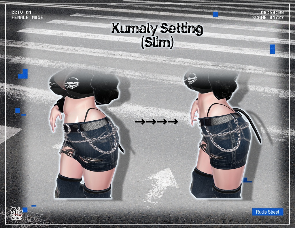 『RUDIS STREET』 For 17人 Avatars