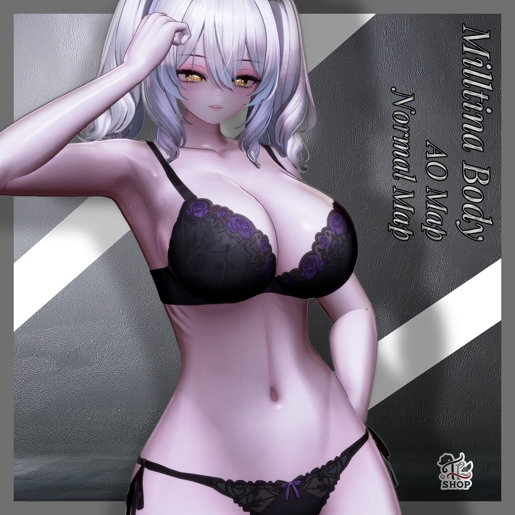 [無料/Free] Milltina Body Texture 『Normal Map + AO Map』