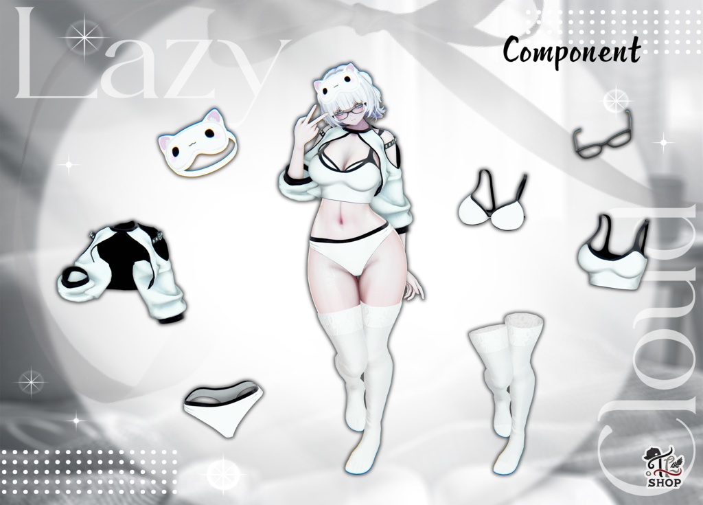 『Lazy Cloud』 For Female Avatar (11人)