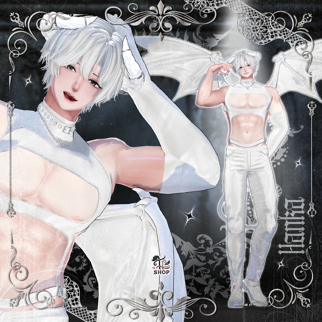 🎉3周年 50%🎉 『No. 26-7 / Vinculum』 For 4 Male Avatars (Only Weight Up)