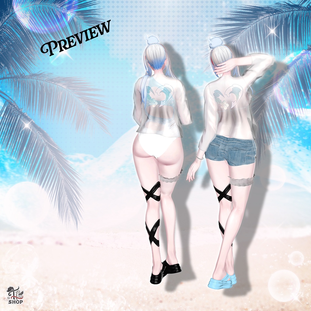 🎉Sale 中🎉 『No. 26-8 / Aura Mare』 For Female Avatar (12人)
