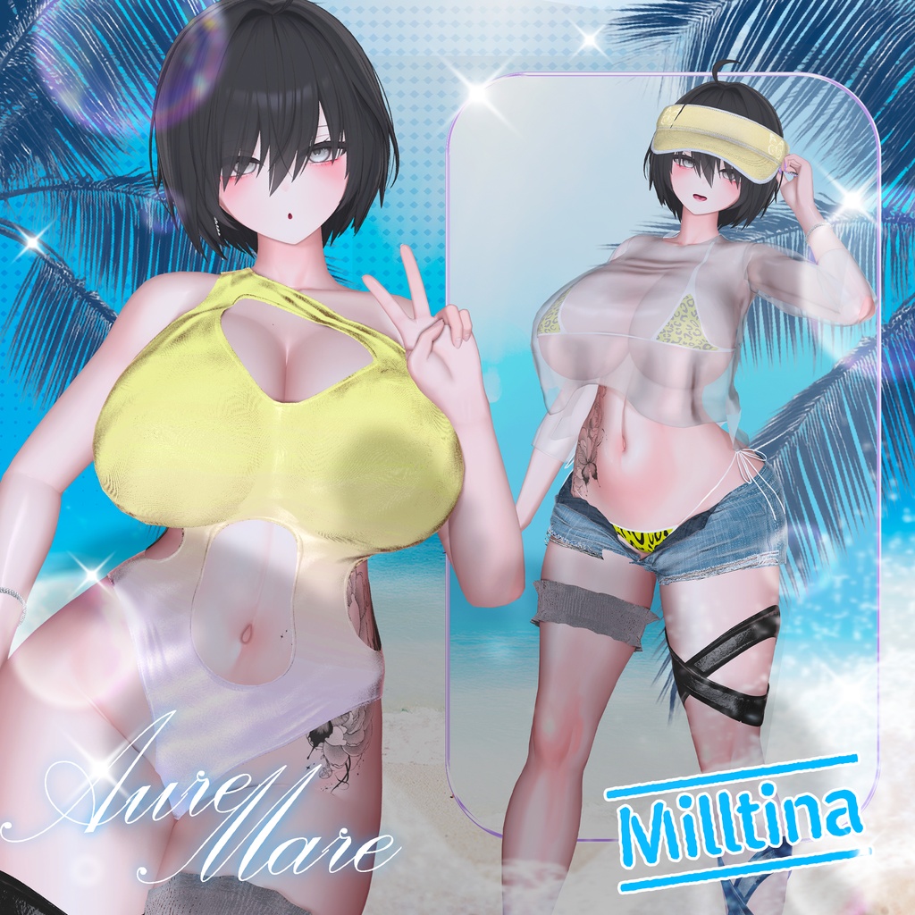 🎉Sale 中🎉 『No. 26-8 / Aura Mare』 For Female Avatar (12人)