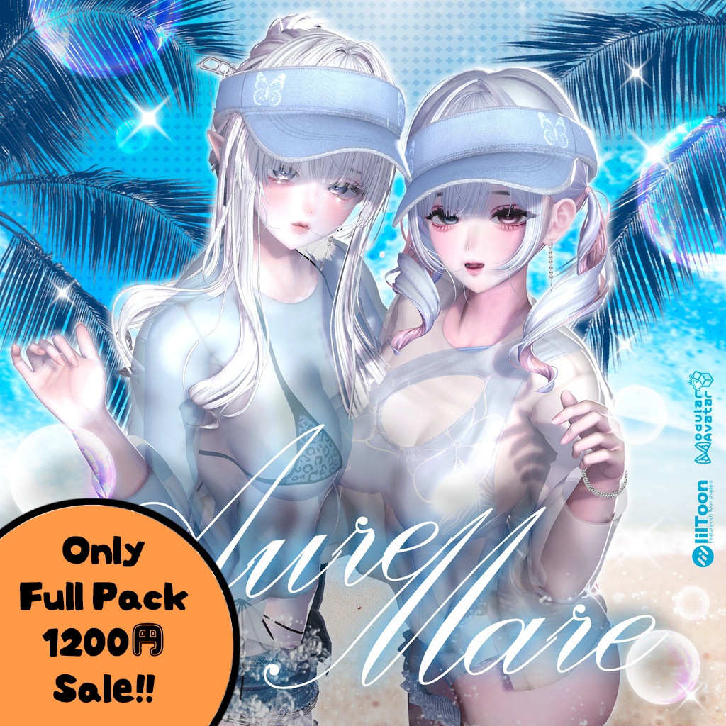 🎉1200円 Sale🎉 『No. 26-8 / Aura Mare』 For Female Avatar (12人)