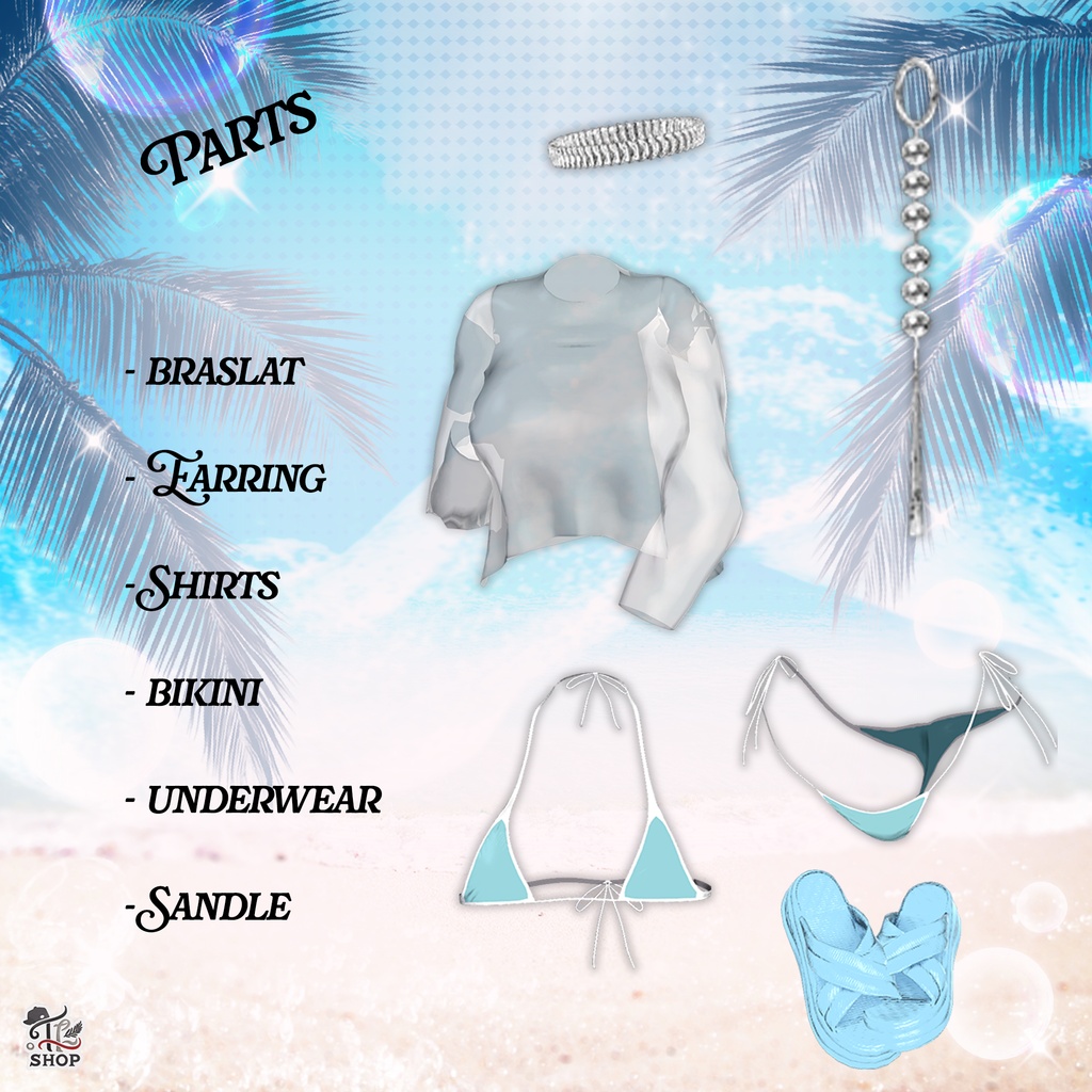 🎉Sale 中🎉 『No. 26-8 / Aura Mare』 For Female Avatar (12人)