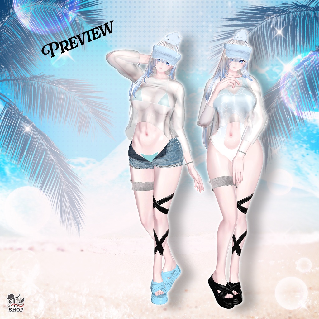 🎉Sale 中🎉 『No. 26-8 / Aura Mare』 For Female Avatar (12人)