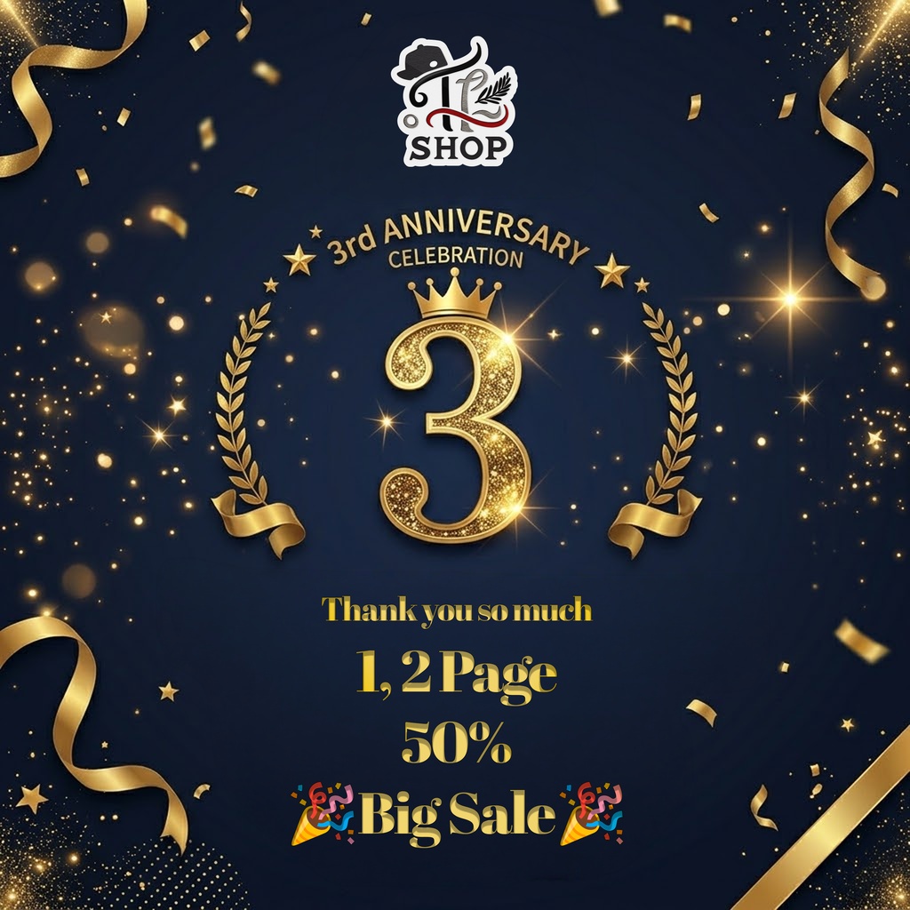 ๐50% Big Sale๐3rd ANNIVERSARY CELEBRATION