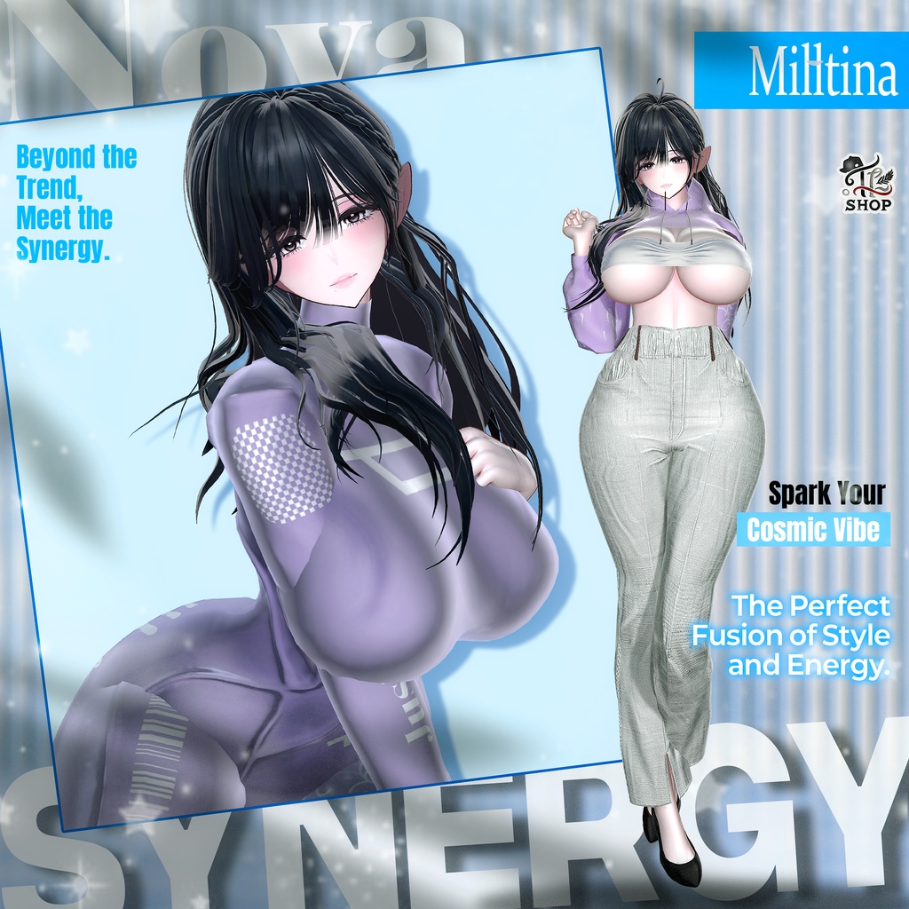 🎉50% Sale🎉 『No. 26-9 / Nova Synergy』 For Female Avatar (21人)
