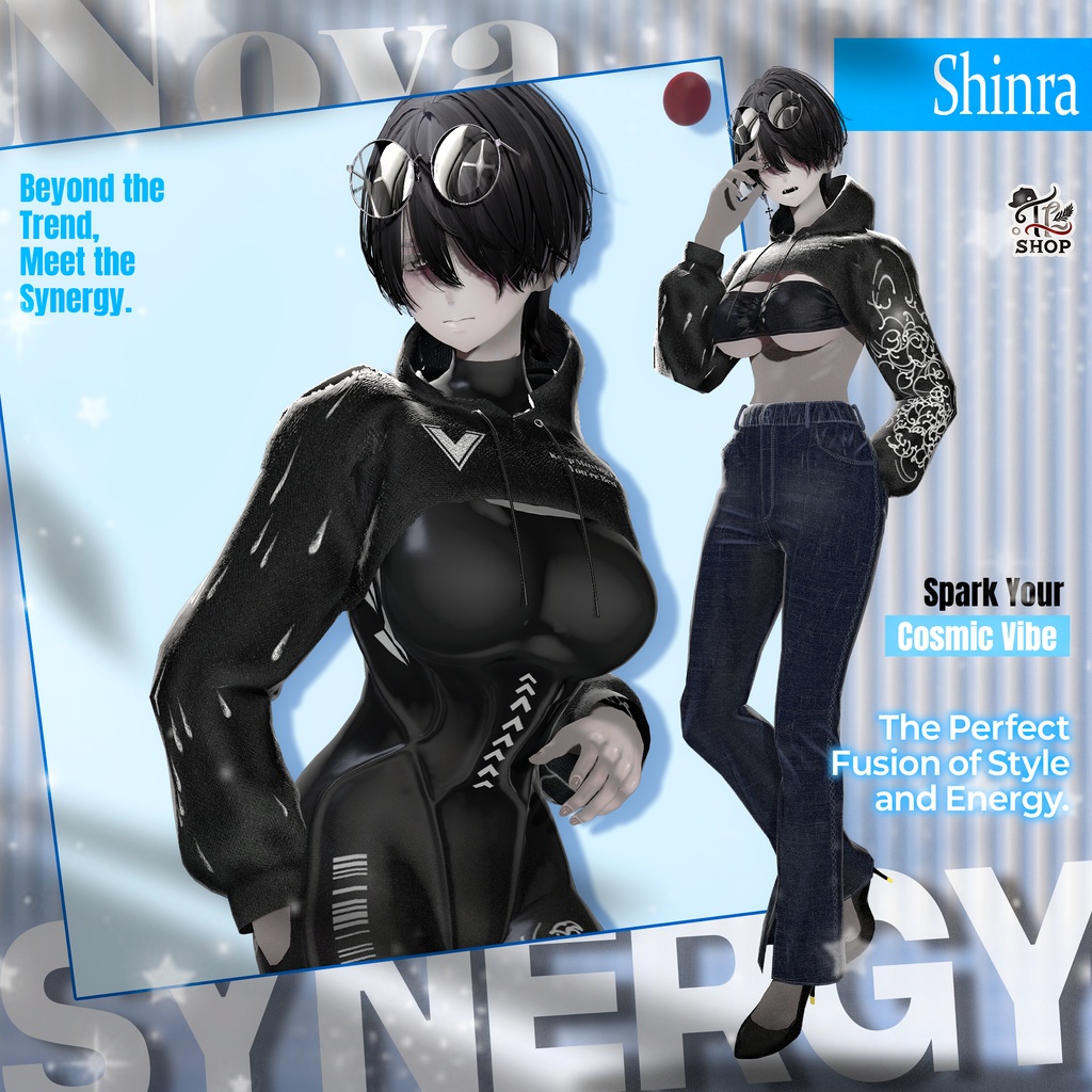 🎉50% Sale🎉 『No. 26-9 / Nova Synergy』 For Female Avatar (21人)