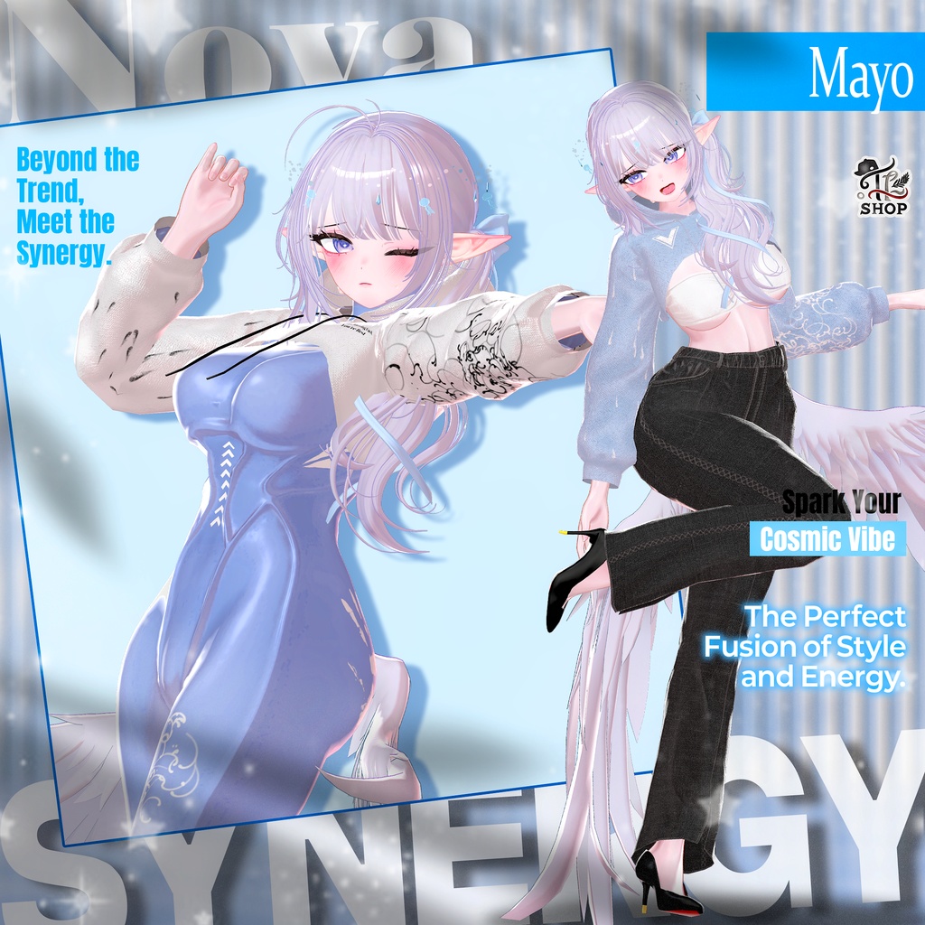 🎉50% Sale🎉 『No. 26-9 / Nova Synergy』 For Female Avatar (21人)