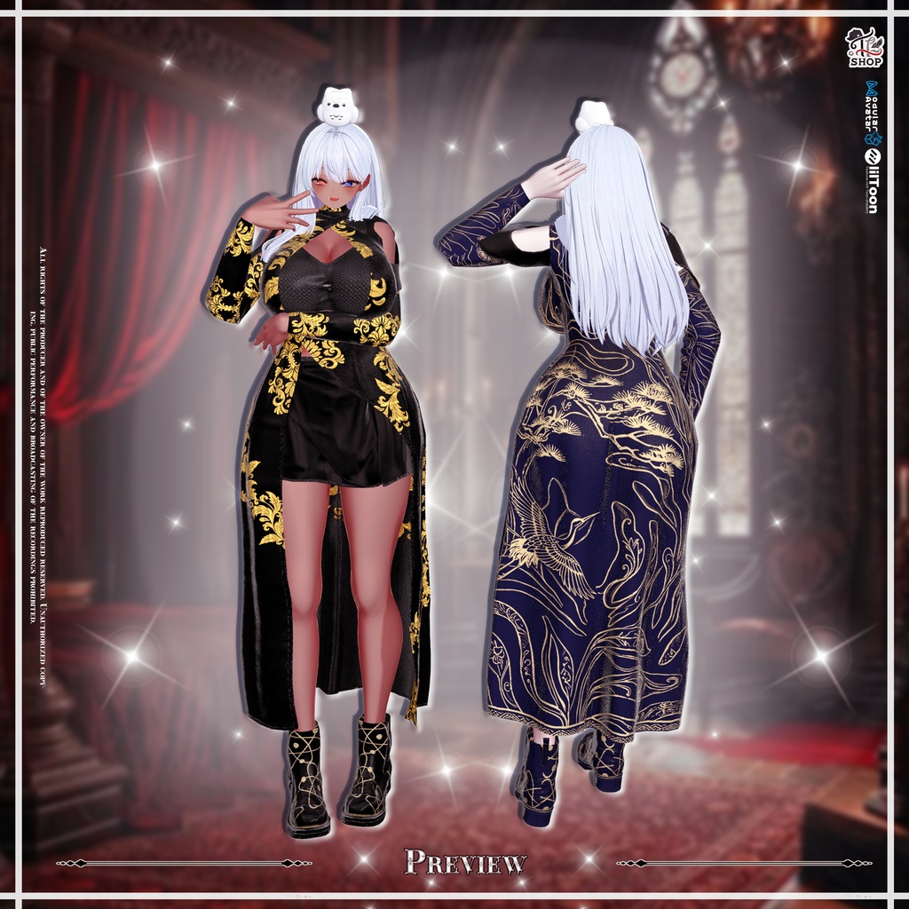 🎉50% Sale🎉 『No. 26-10 / Glam Seraph』 For Female Avatar (21人)