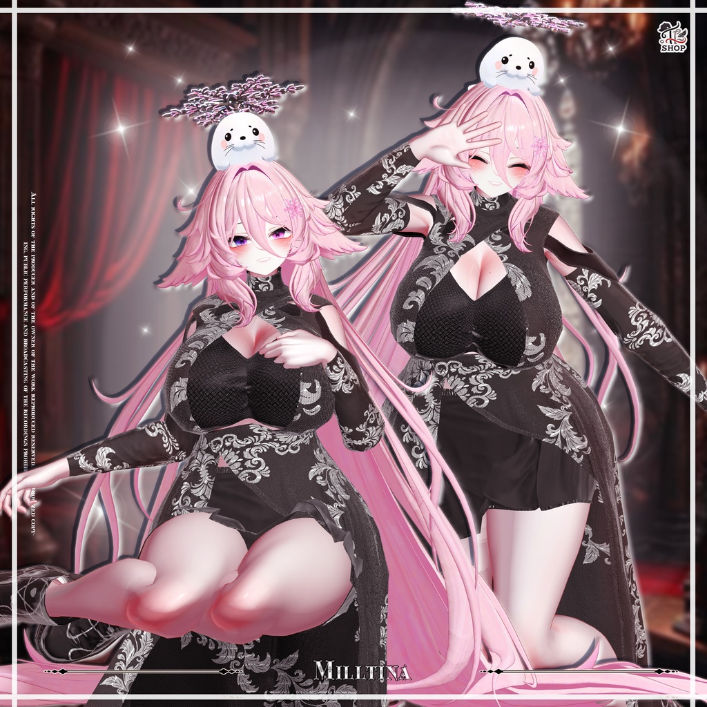 🎉50% Sale🎉 『No. 26-10 / Glam Seraph』 For Female Avatar (21人)