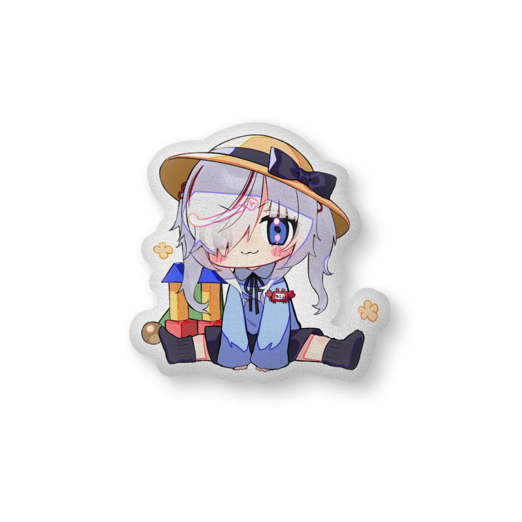 ばぶカニニでかでかクッション
