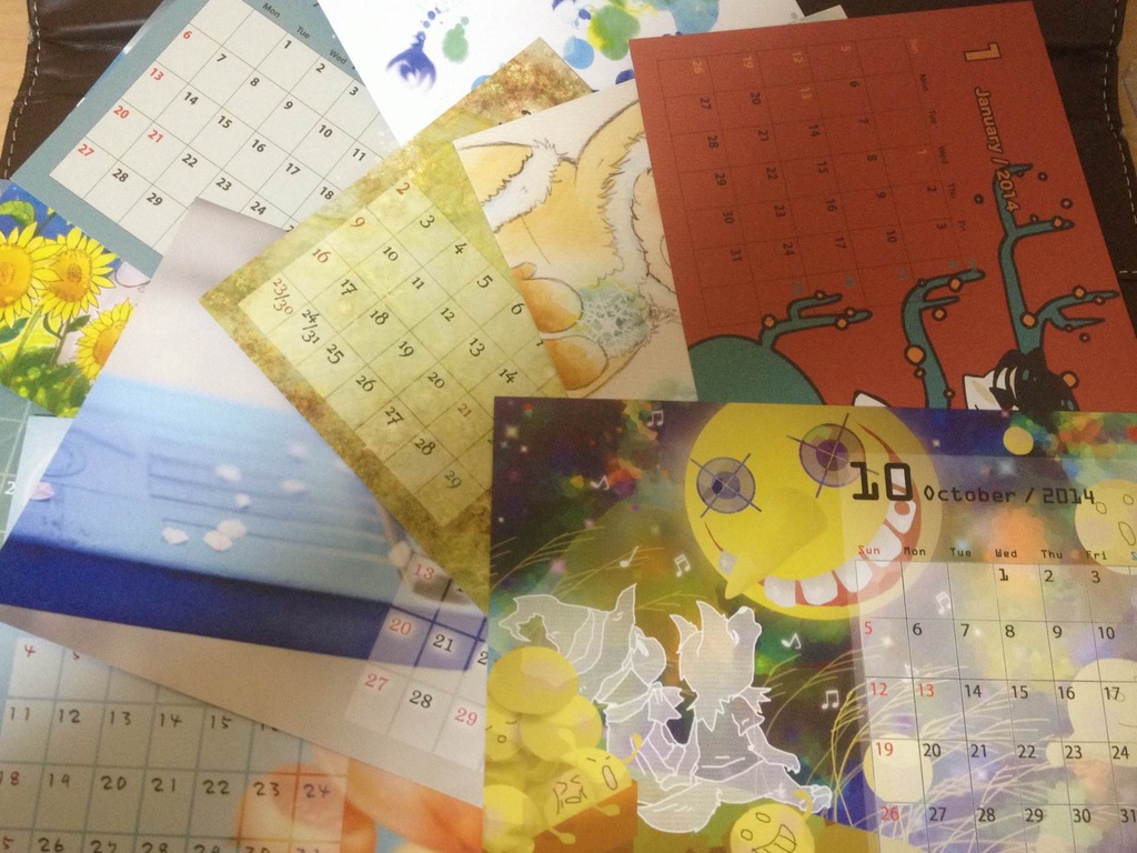 卓上カレンダー【MCP2014】※販売終了