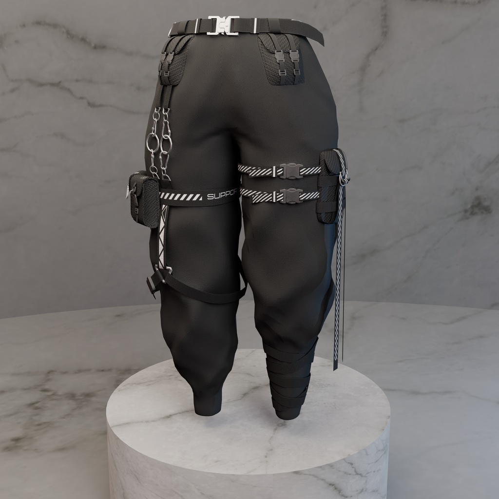 Ido - Techwear / Streetwear Pants - Modular Avatar ready - 7 Designs
