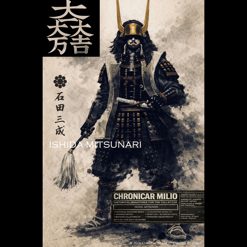 石田三成 "乱髪天衝脇立兜"