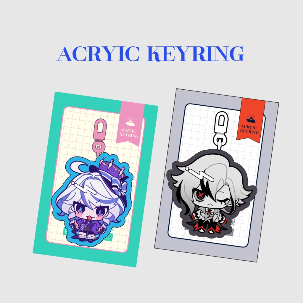 【アクキー】クリアカラーアクリル フリーナ