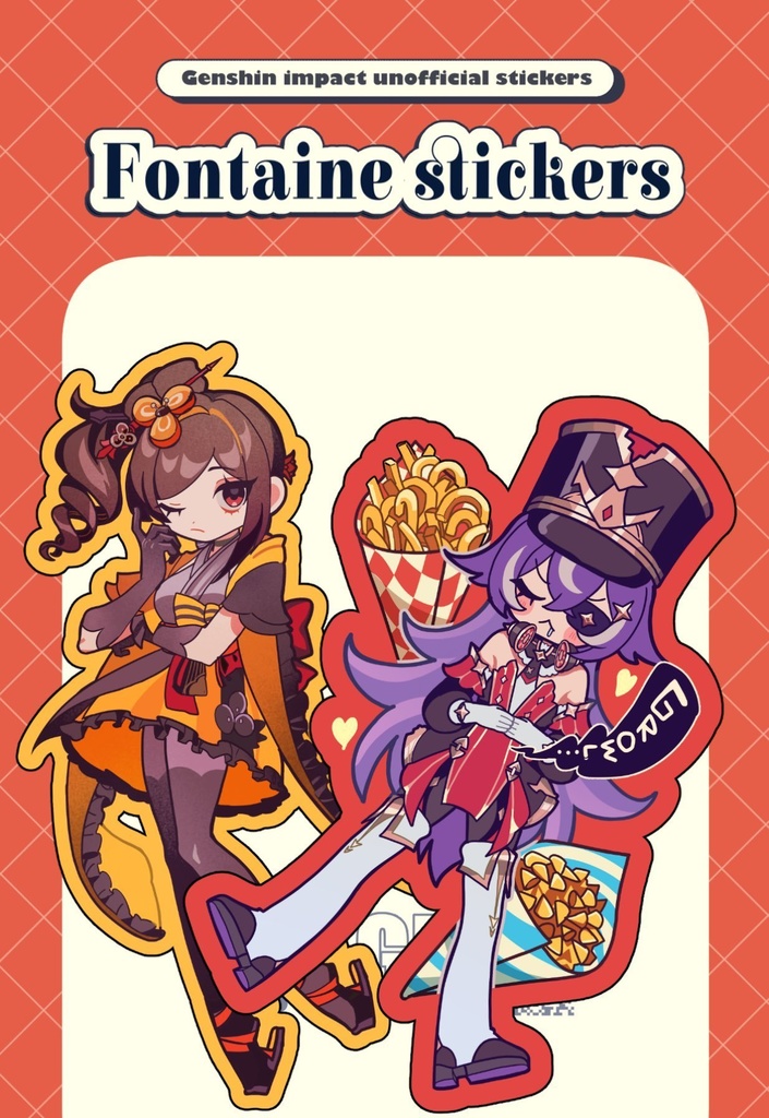【ステッカー】千織&シュヴルーズ